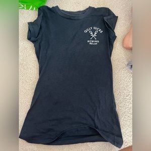 Navy blue gilly hicks fitted tee